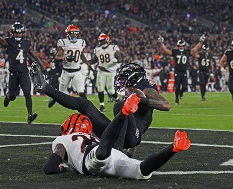 Ravens surge past Bengals, 34-20, in injury-filled prime-time battle to strengthen AFC North lead